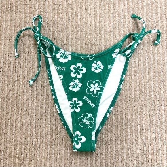 Playboy X Pacsun Floral/Hawaiian Print Bikini Set Size Small Women - Picture 7 of 11